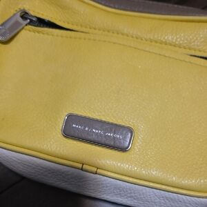 Marc by Marc Jacobs Two-Tone Yellow and Cream Shoulder Bag